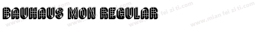 Bauhaus Mon Regular字体转换